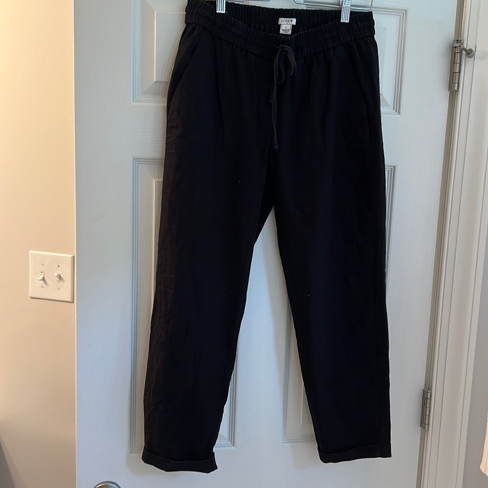 J. Crew cropped linen pant
